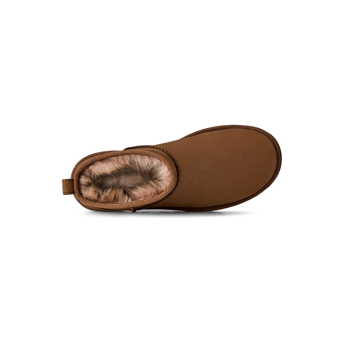UGG CLASSIC ULTRA MINI NUBUCK DARK CHESTNUT - 6