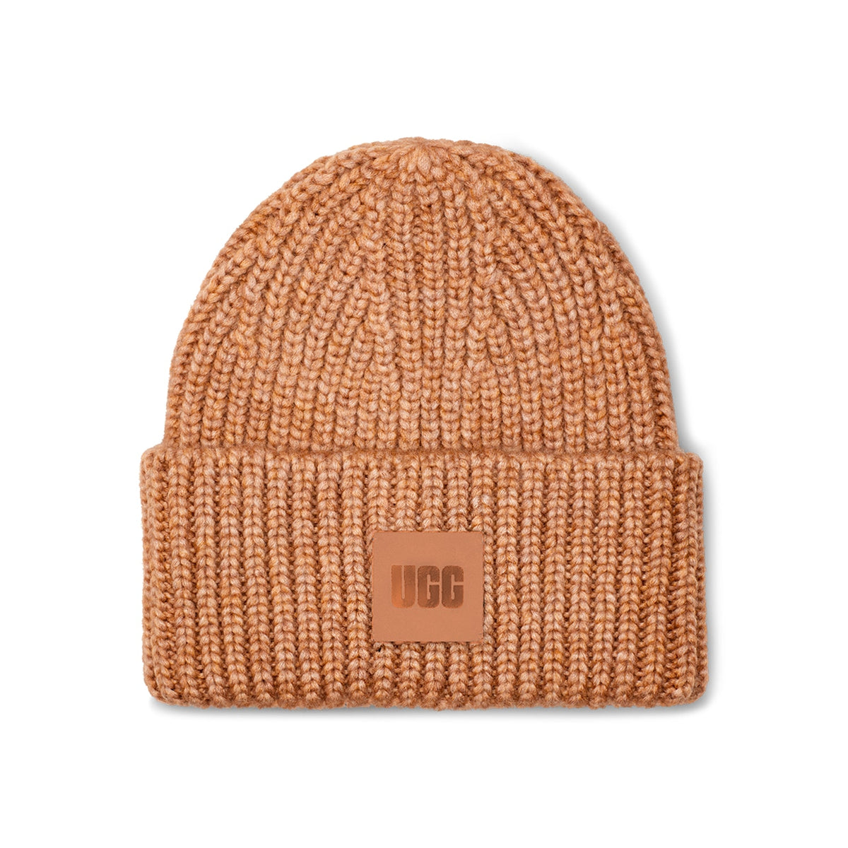 UGG Bonnet côtelé épais - CAMEL - 1