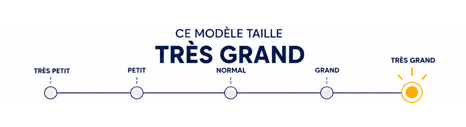 Taille très grand
